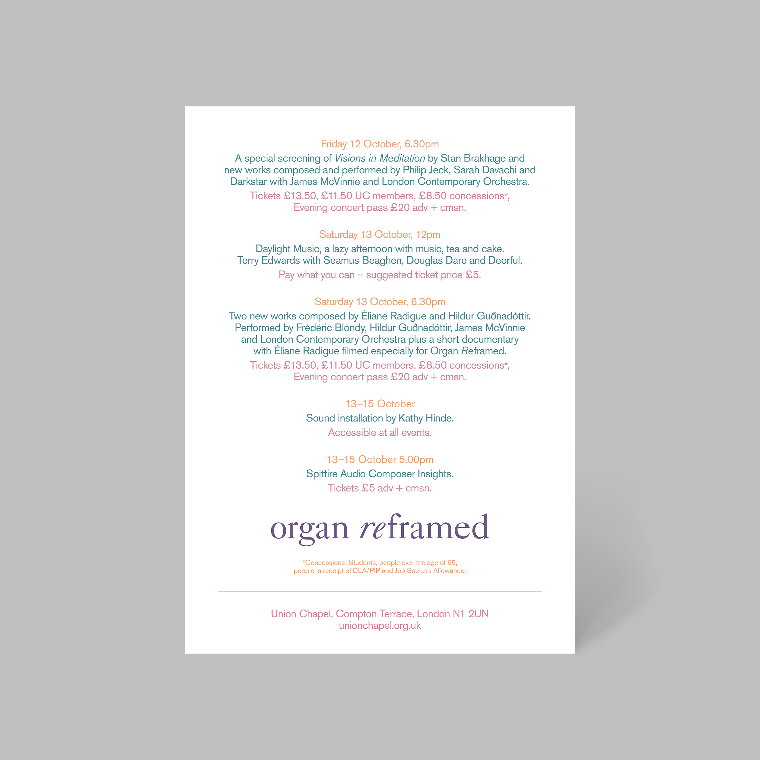 Organ Reframed